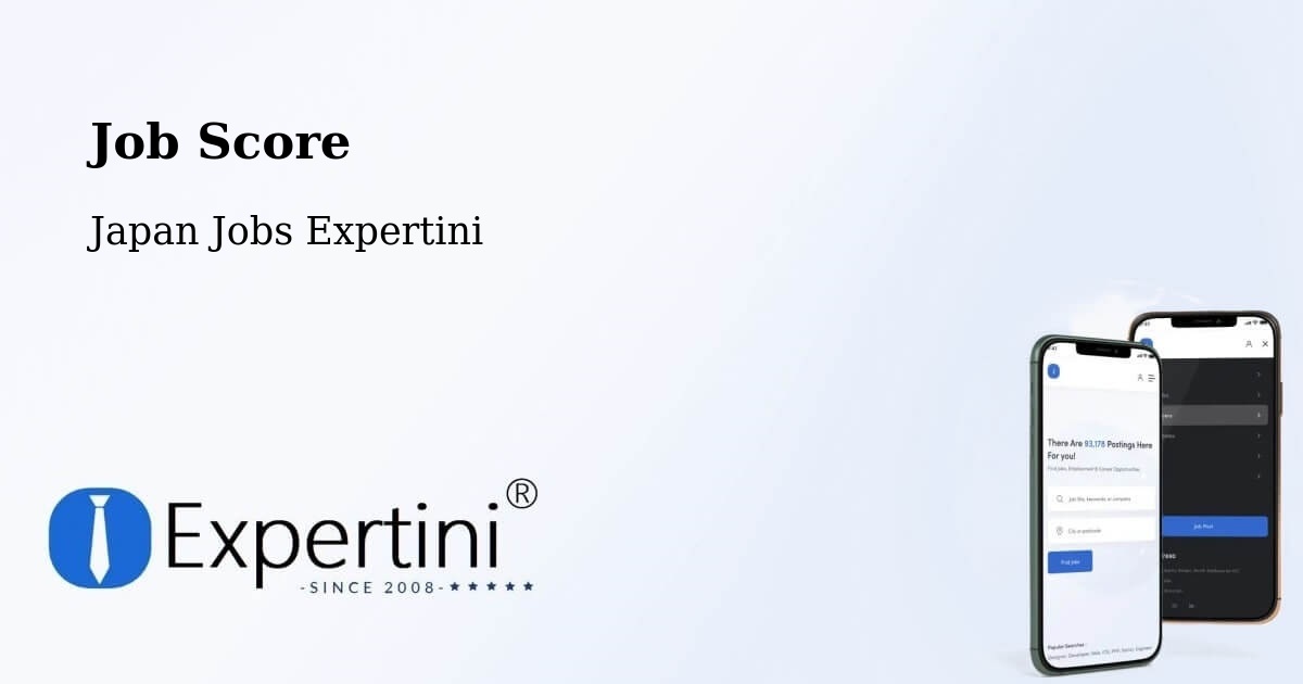 Job Score & Job Description Score Tool – Japan - Japan Jobs Expertini