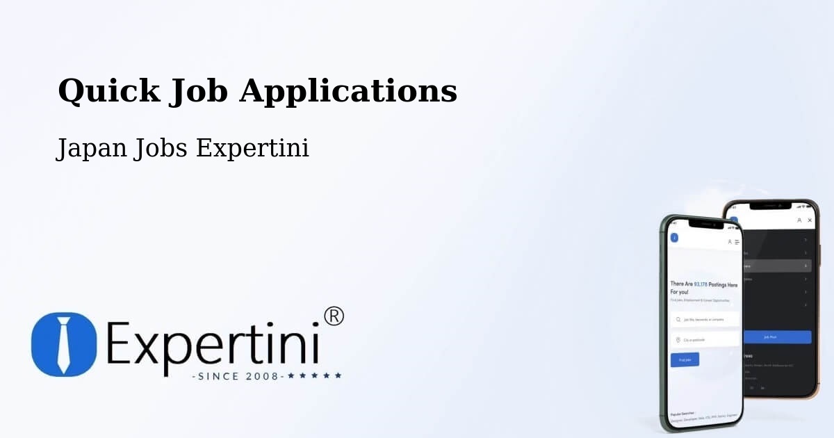 Quick Job Applications - Japan Jobs Expertini