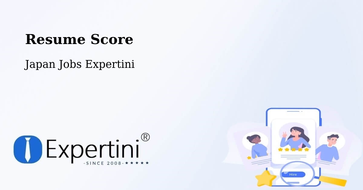 Resume Score & Job Description Match Tool – Japan - Japan Jobs Expertini