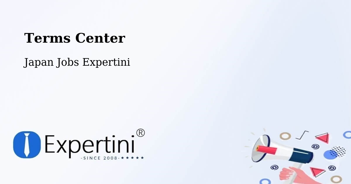 Terms of Service – Japan - Japan Jobs Expertini
